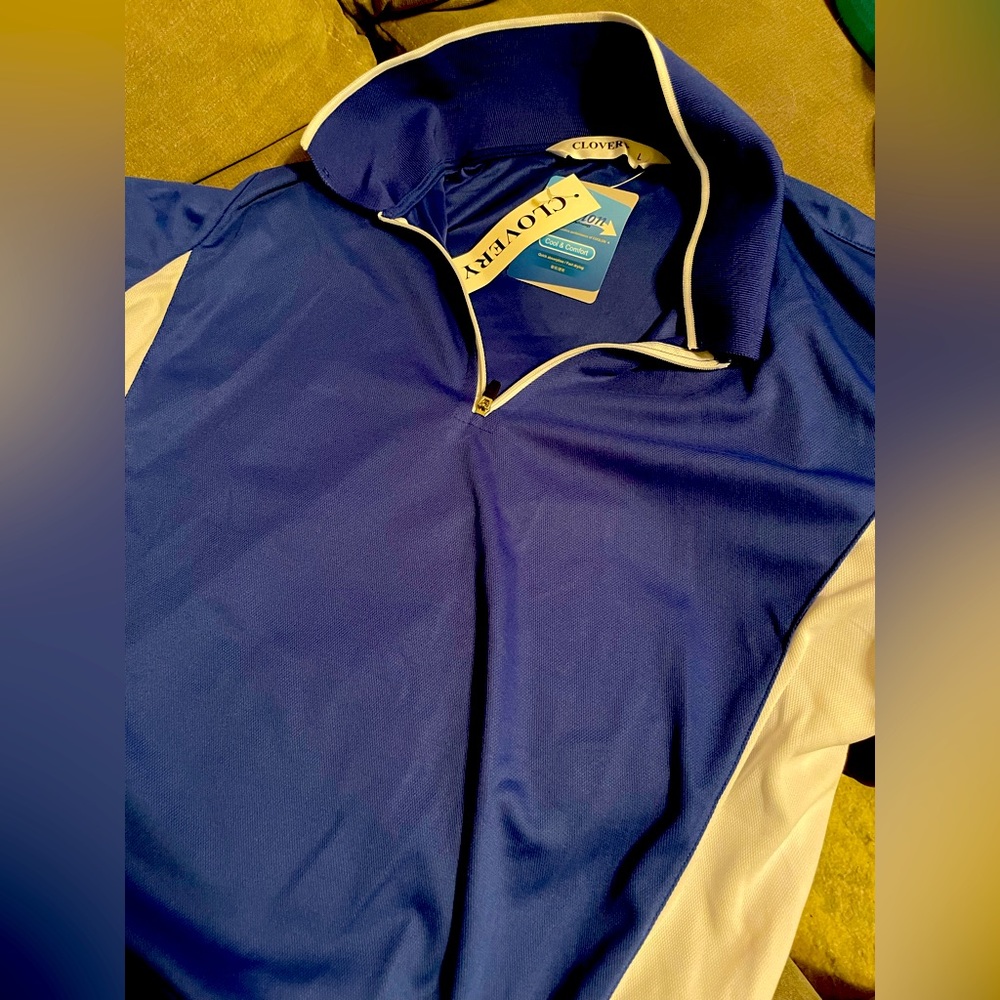Women’s Lightweight Golf Polo Zip Up Size L